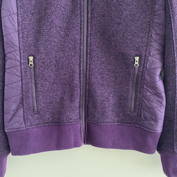 Denver Hayes T-Max Purple Zip-Up Sweater, Size S - Picture 3 of 12
